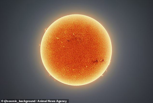 وضع أندرو مكارثي طبقات من 150.000 صورة فردية للشمس لنقل التفاصيل المذهلة المعقدة لأكبر نجم في النظام الشمسي في ديسمبر 2021