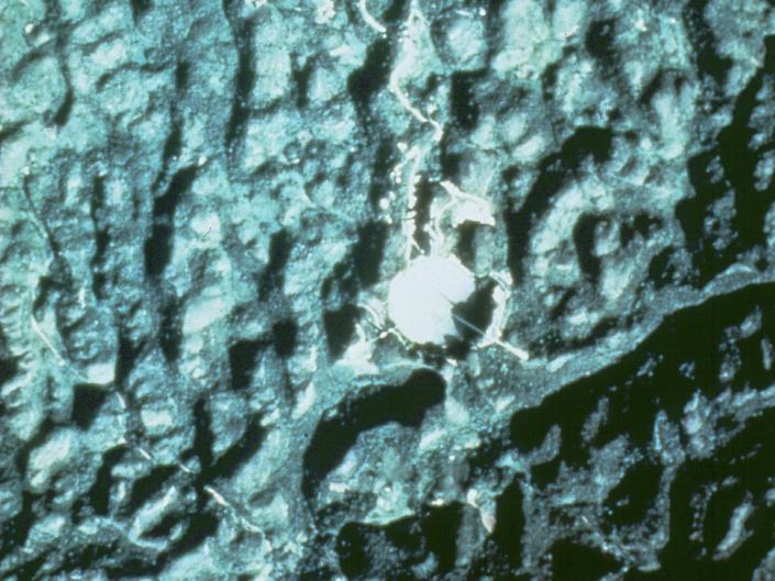 صورة عالية الارتفاع لمرصد أريسيبو